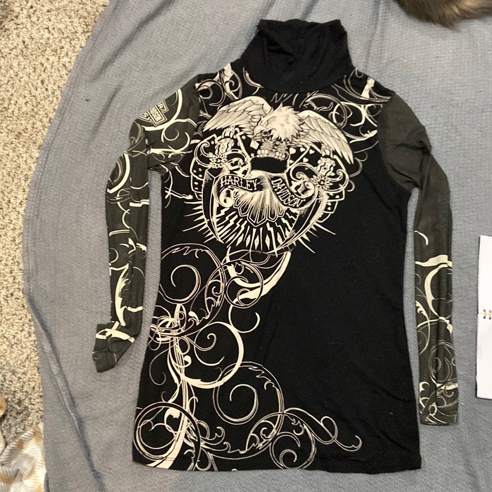Harley-Davidson high neck mesh sleeve